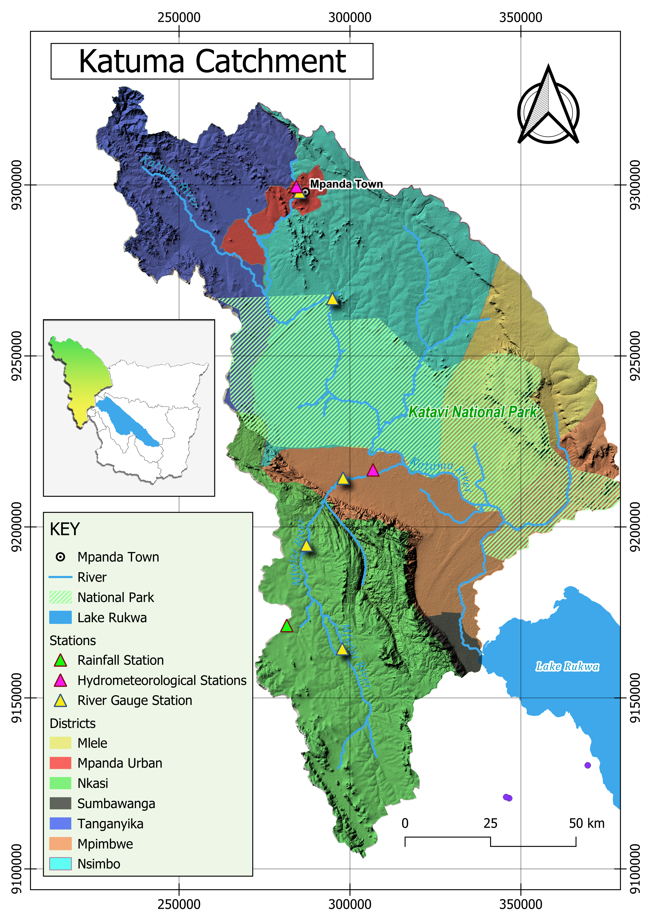 Map showing location