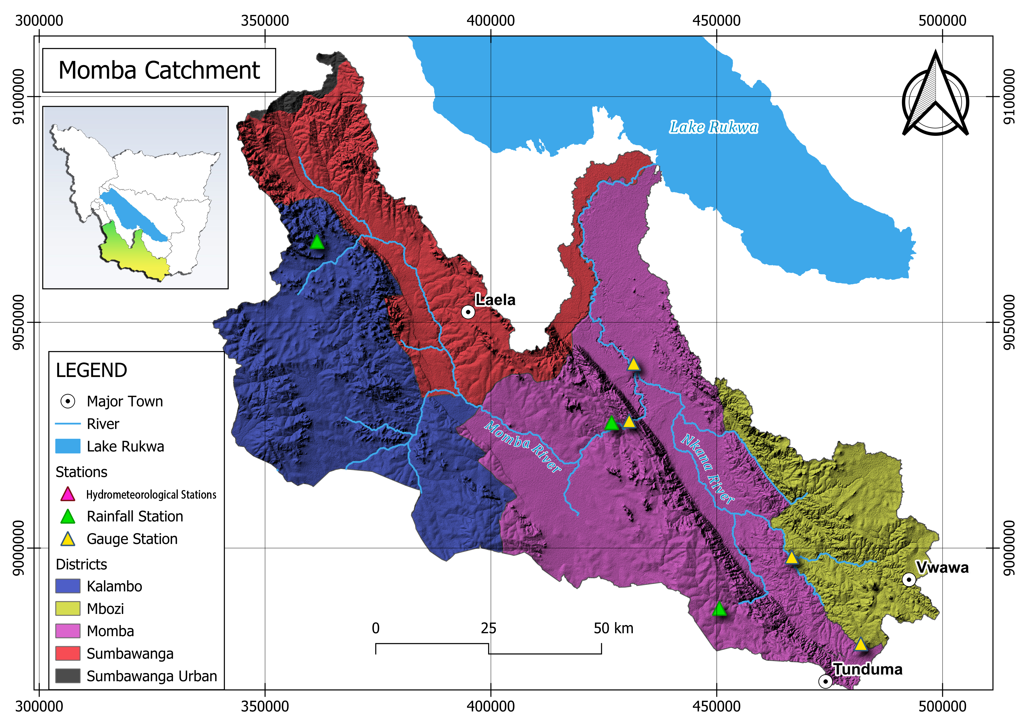 Map showing location