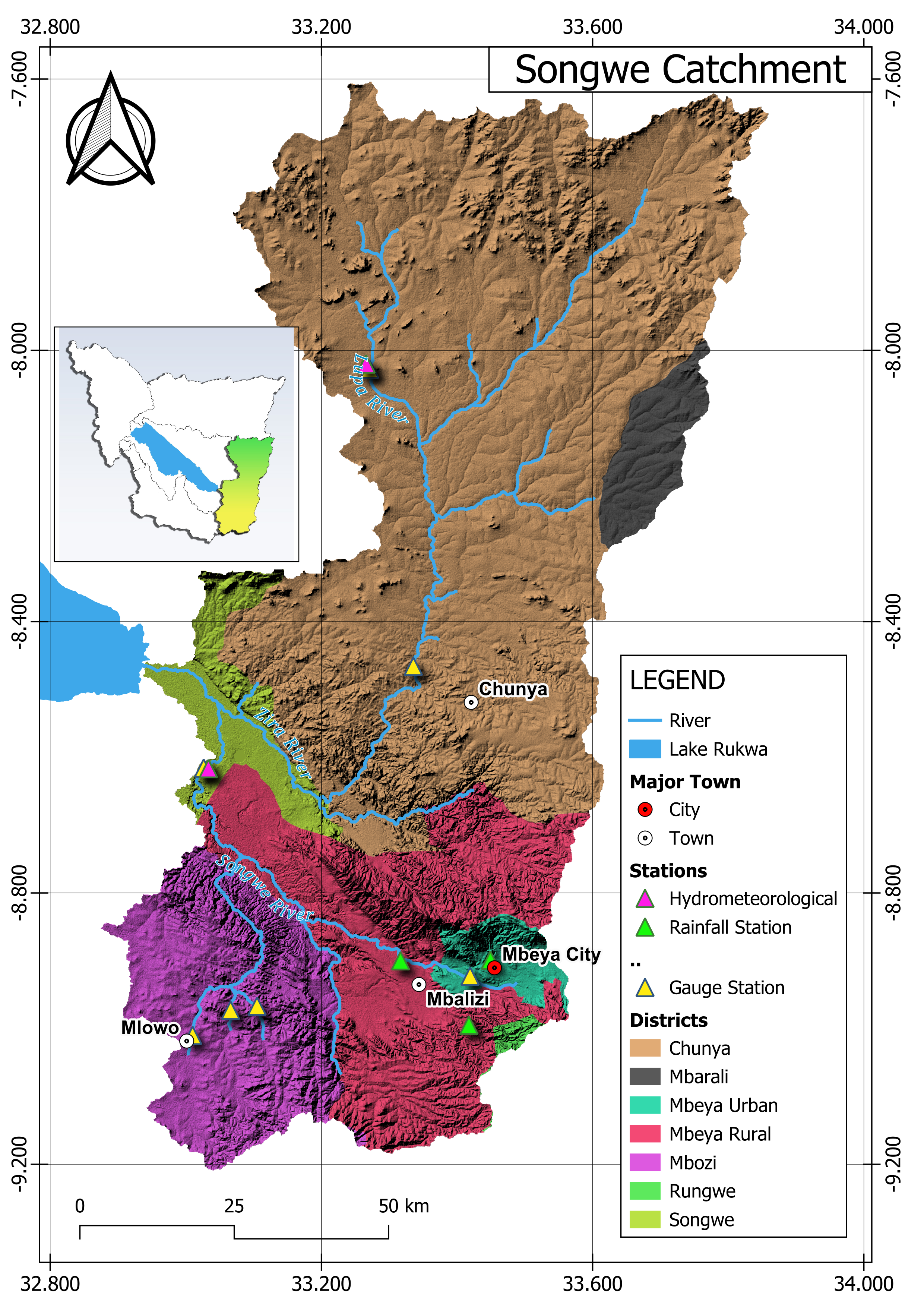 Map showing location