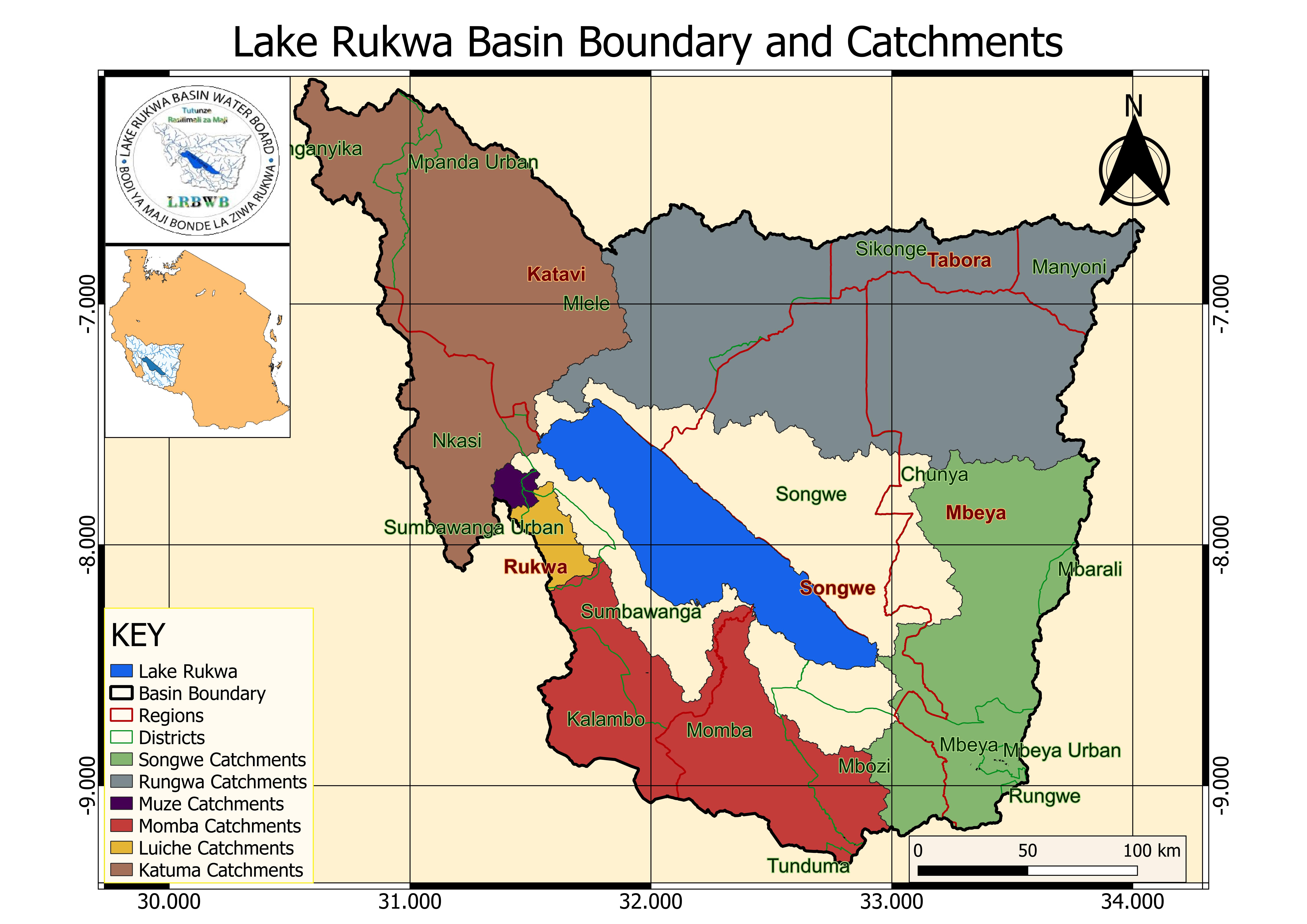 Map showing location